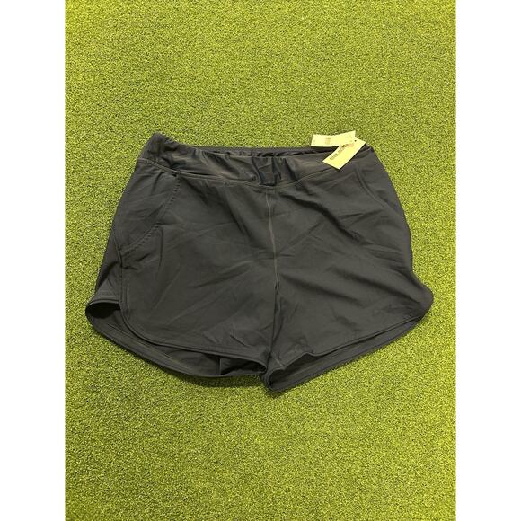 Active Pants - Lands' End women's active shorts in navy blue size large